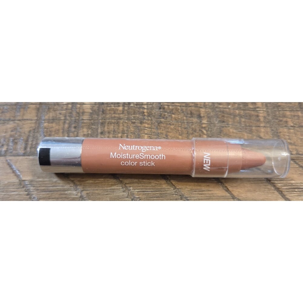 Neutrogena MoistureSmooth Color Stick Lipstick Pink Nude Gloss 0.11 oz